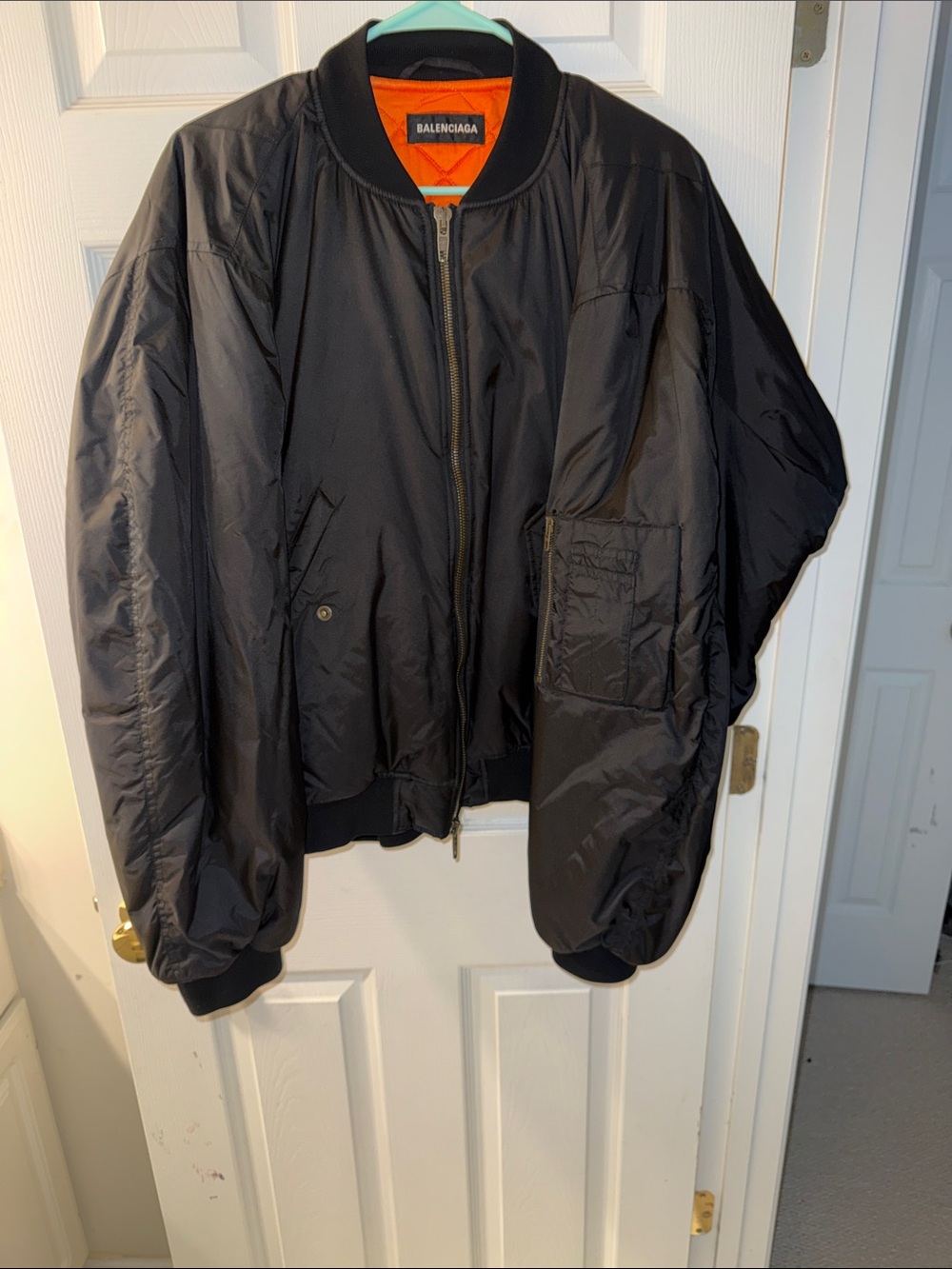 Balenciaga 2020 Runway Black Steroid Bomber